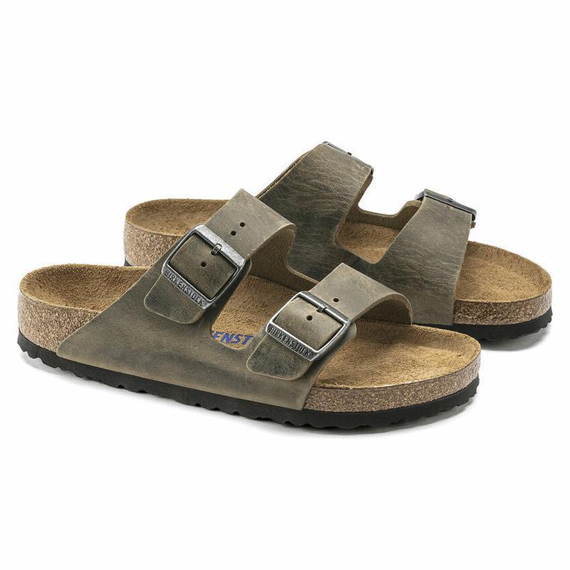 Arizona Birkenstock Soft Footbed Oiled Kozene Panske Hnedožltý | SK 305ZUT